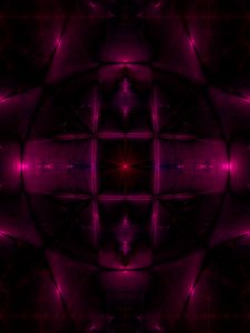 Preview wallpaper kaleidoscope, reflection, abstraction, purple, dark