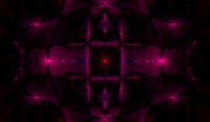 Preview wallpaper kaleidoscope, reflection, abstraction, purple, dark