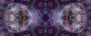 Preview wallpaper kaleidoscope, shapes, abstraction, glow