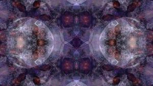 Preview wallpaper kaleidoscope, shapes, abstraction, glow