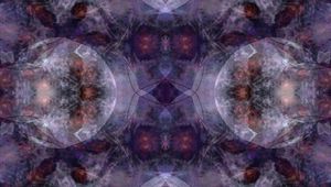 Preview wallpaper kaleidoscope, shapes, abstraction, glow