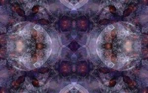 Preview wallpaper kaleidoscope, shapes, abstraction, glow
