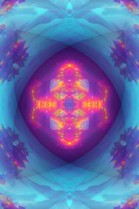 Preview wallpaper kaleidoscope, shapes, abstraction, background, glow