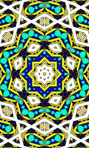 Preview wallpaper kaleidoscope, shapes, bright, background, abstraction