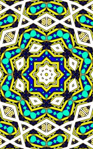 Preview wallpaper kaleidoscope, shapes, bright, background, abstraction