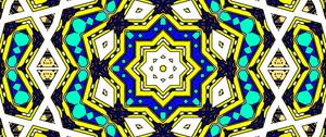 Preview wallpaper kaleidoscope, shapes, bright, background, abstraction