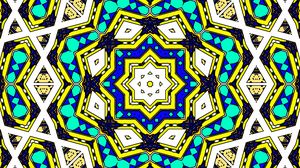 Preview wallpaper kaleidoscope, shapes, bright, background, abstraction