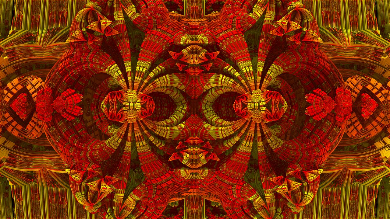 Wallpaper kaleidoscope, shapes, lines, abstraction