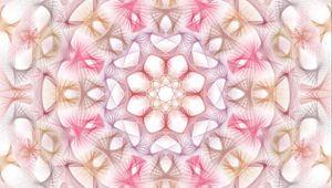 Preview wallpaper kaleidoscope, shapes, pattern, light