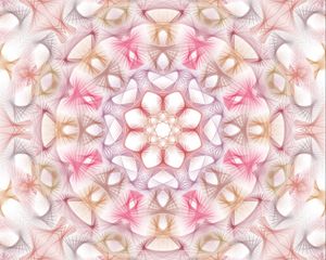 Preview wallpaper kaleidoscope, shapes, pattern, light