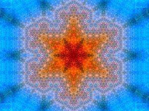 Preview wallpaper kaleidoscope, stars, pattern