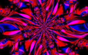 Preview wallpaper kaleidoscope, whirl, shapes, abstraction