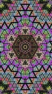 Preview wallpaper kaleidoscope, zigzags, patterns