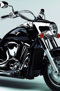 Preview wallpaper kawasaki vn2000, wheels, handlebars, chrome, motorcycle