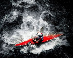 Preview wallpaper kayak, water sports, paddle, water, rowing