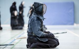 Preview wallpaper kendo, fighter, sport, fencing