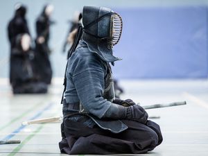 Preview wallpaper kendo, fighter, sport, fencing