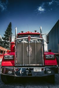 Preview wallpaper kenworth, truck, car, red