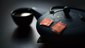 Preview wallpaper kettle, cups, beverage, japanese