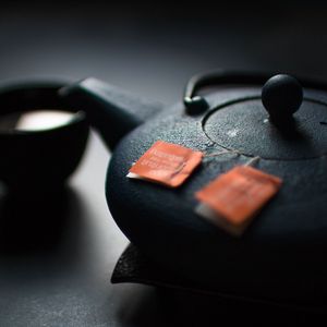 Preview wallpaper kettle, cups, beverage, japanese