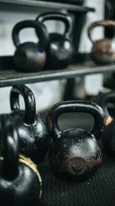 Preview wallpaper kettlebell, bodybuilding, sports, gym