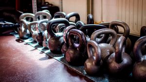 Preview wallpaper kettlebell, sports, iron, crossfit