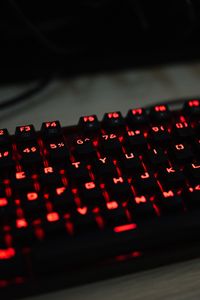 Preview wallpaper keyboard, backlight, red
