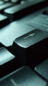 Preview wallpaper keyboard, black, arrow