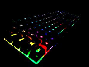 Preview wallpaper keyboard, key, backlight, multicolored