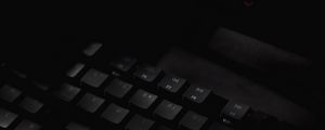 Preview wallpaper keyboard, keys, black, dark