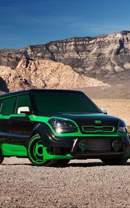 Preview wallpaper kia soul, kia, green