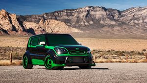 Preview wallpaper kia soul, kia, green