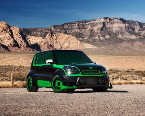 Preview wallpaper kia soul, kia, green