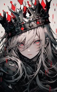 Preview wallpaper king, crown, anime, art
