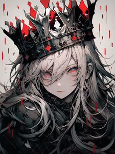 Preview wallpaper king, crown, anime, art
