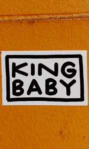 Preview wallpaper king, inscription, phrase, wall