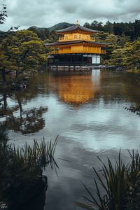 Preview wallpaper kinkaku-ji, golden pavilion temple, temple, japan