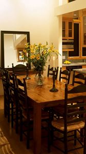 Preview wallpaper kitchen, dining room, furniture, tables, chairs