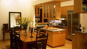 Preview wallpaper kitchen, dining room, furniture, tables, chairs
