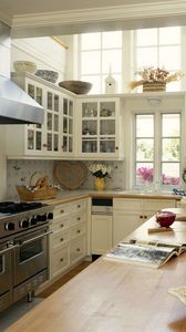 Preview wallpaper kitchen, furniture, dishes, food, style, interior