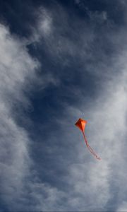 Preview wallpaper kite, flight, sky, clouds