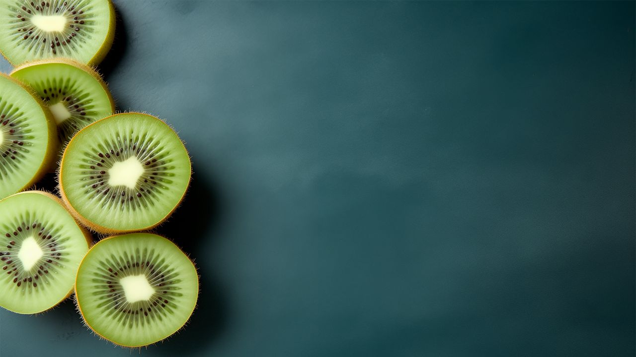 Wallpaper kiwi, fruit, background, dark, food