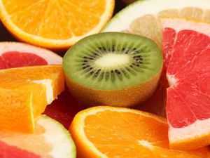 Preview wallpaper kiwi, grapefruit, limes, oranges, fruit