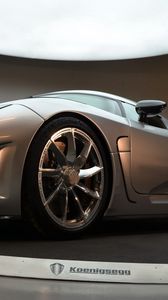 Preview wallpaper koenigsegg agera, cars, gray