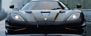 Preview wallpaper koenigsegg ccx, koenigsegg, sports car, racing, front view