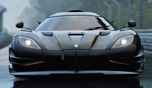 Preview wallpaper koenigsegg ccx, koenigsegg, sports car, racing, front view