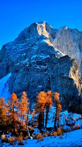 Preview wallpaper kranjska gora, slovenia, mountains, sky, mountain landscape, snow