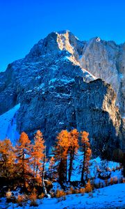 Preview wallpaper kranjska gora, slovenia, mountains, sky, mountain landscape, snow