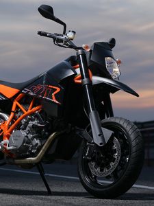 Preview wallpaper ktm 950 supermoto r, ktm 950 sm, motorcycle