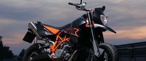 Preview wallpaper ktm 950 supermoto r, ktm 950 sm, motorcycle